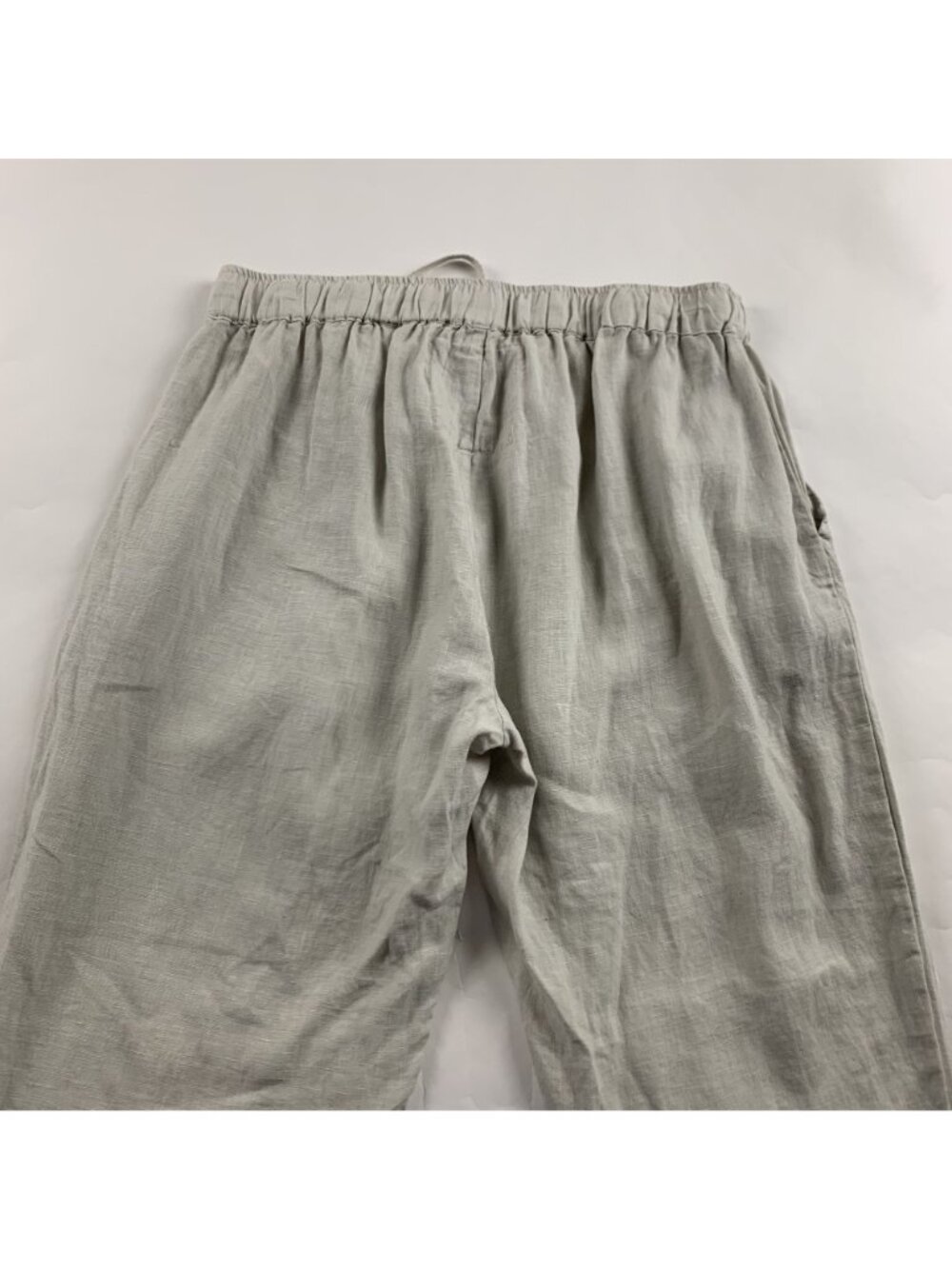 Johnny Was Flax Linen Pull On Jogger Pant M - Picture 6 of 7